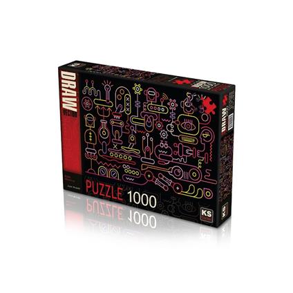 20518 Robot Atölyesi 1000 Parça Puzzle -KS Puzzle