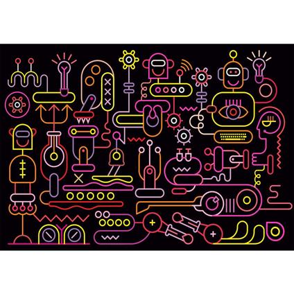 20518 Robot Atölyesi 1000 Parça Puzzle -KS Puzzle