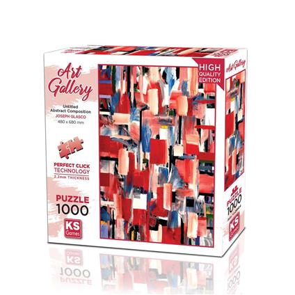 20664 Untitled Abstract Composition 1000 Parça Puzzle