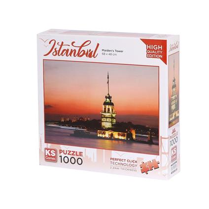 20729 Kız Kulesi Gün Batımı 1000 Parça Puzzle -KS Puzzle