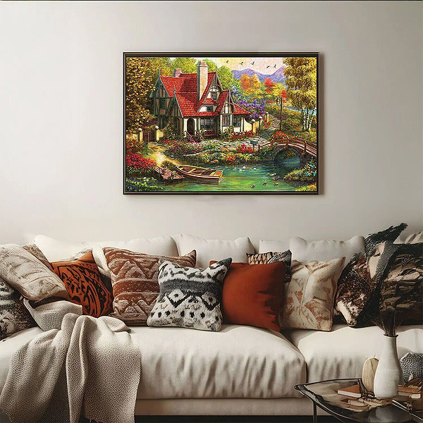 20736 Puzzle 1000 Riverside Cottage