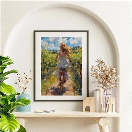 20789 Puzzle 1000 Girl ON Bike