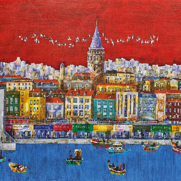 20791 Puzzle 1000 İstanbul Kırmızısı