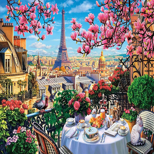 20792 Puzzle 1000 Breakfast İN Paris