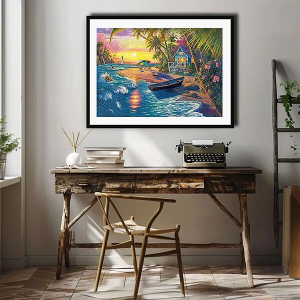 20798 Puzzle 1000 Sunset Beach