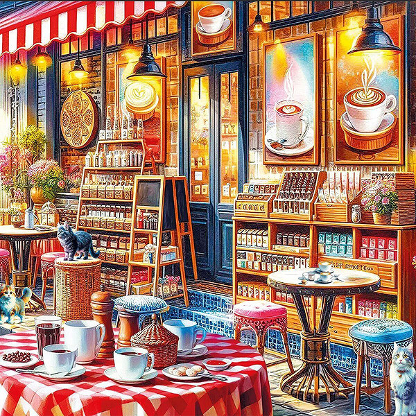 20809 Puzzle 1000 Kahve Coffee Store