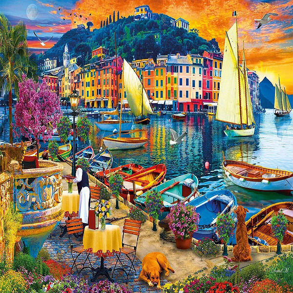 20812 Puzzle 1000 Evening İn Portofino