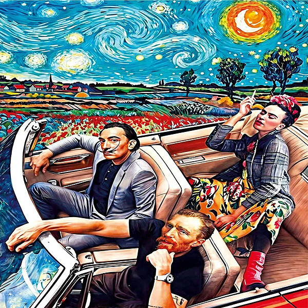 20823 Puzzle 1000 Starry Night Of Art