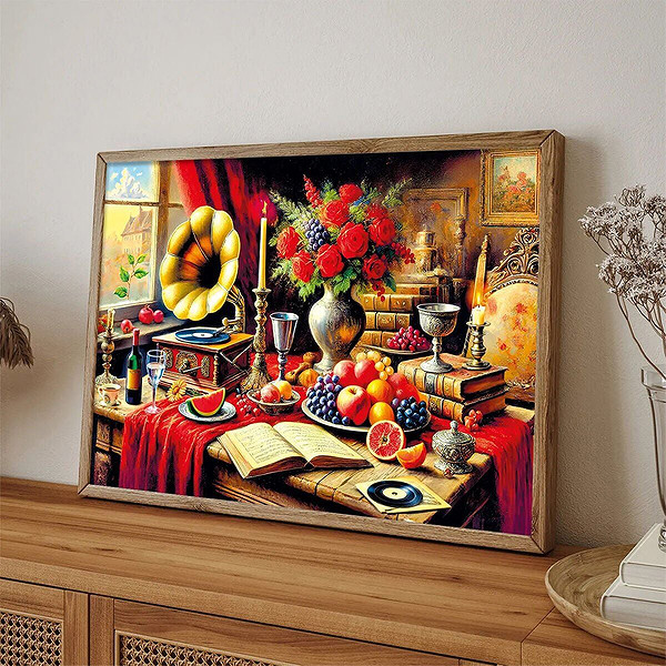 20846 Puzzle 1000 Silent Melody On A Baroque Table