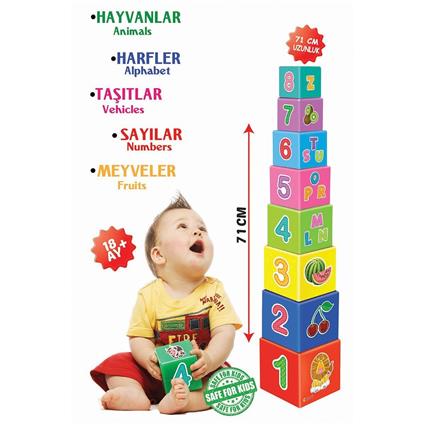 2137 Eğitici Denge Kule Oyunu