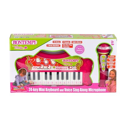 2172 Elektronik Mikrofonlu Işıklı Org 24 Tuş -Sunman