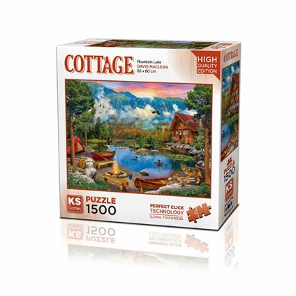 22036 Mountain Lake 1500 Parça Puzzle -KS
