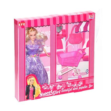 221 G-M  Sweet Gırl Gardolaplı -Market Arabalı