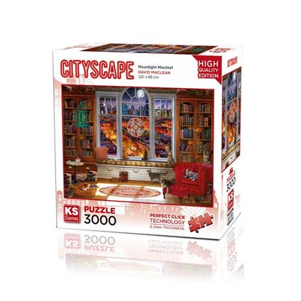 23020 Moonlight Mischief  3000 Parça Puzzle -KS Puzzle