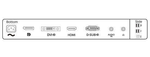23.8 Phılıps 241B8qjeb/00 Ips 5MS 75Mhz 1Xvga 1Xhdmı 1Xdp 1Xdvı Fhd 1920X1080 Usb Hoparlör Yükseklik Ayarı Vesa Siyah