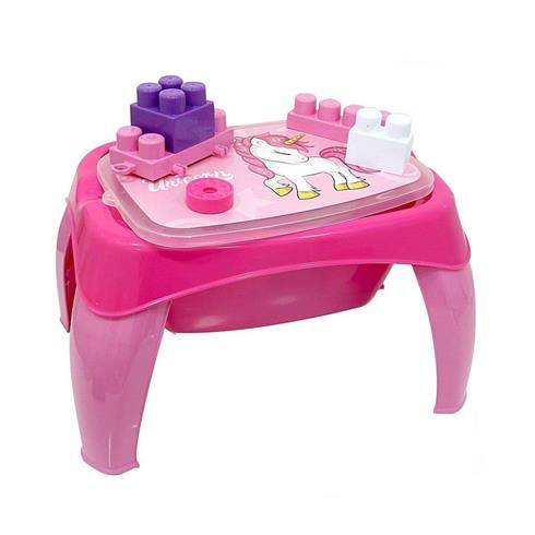 2598 Unıcorn Aktıvıte Oyun Masası 30Pcs Mega Blok