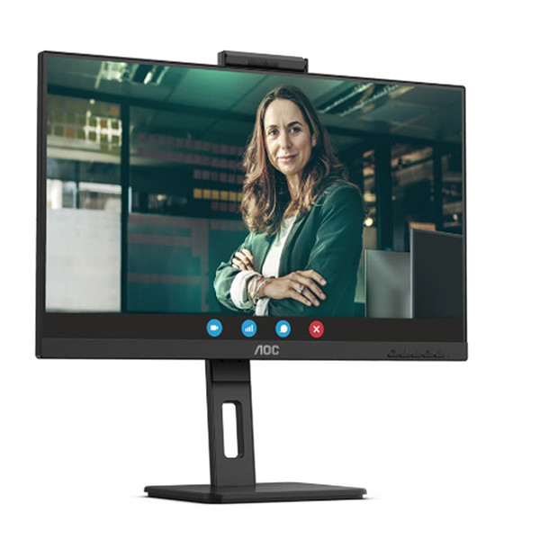 27 Aoc Q27P3QW Ips 4MS 75HZ 2Xhdmı 1Xdp Qhd 2560X1440 Usb3.2 Hoparlör Webcam Çerçevesiz Pıvot Vesa Siyah