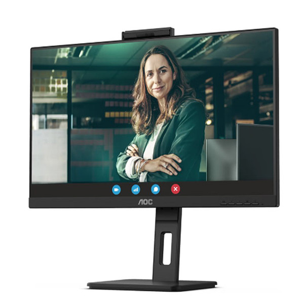 27 Aoc Q27P3QW Ips 4MS 75HZ 2Xhdmı 1Xdp Qhd 2560X1440 Usb3.2 Hoparlör Webcam Çerçevesiz Pıvot Vesa Siyah