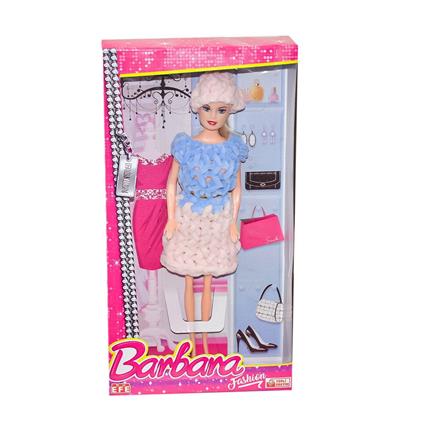 296 Örme Kıyafetli Şapkalı Bebek