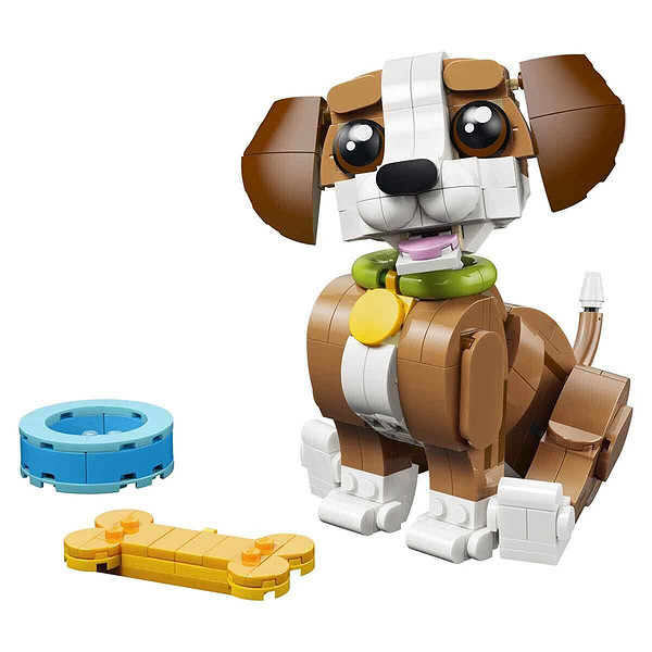 31382 Lego Creator 3İn1 Sevimli Hayvanlar: Oyunbaz Yavru Köpek 336 Parça +8 Yaş
