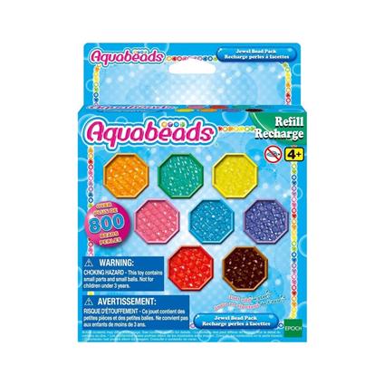 31520 Epoch Aquabeads Kristal Boncuk Paketi - Yedek Paket, 800 Parça +4 Yaş