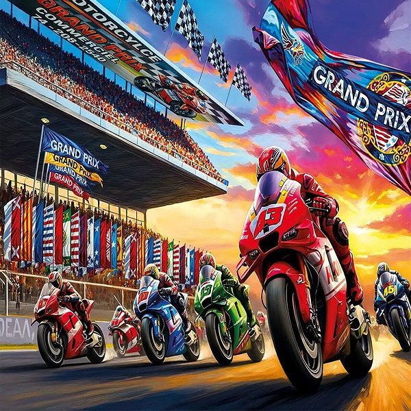 31753 Motor Racing 50 Parça Puzzle