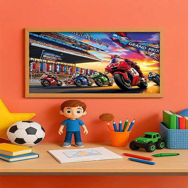 31753 Motor Racing 50 Parça Puzzle