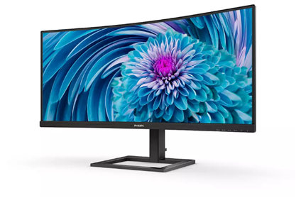 34 Phılıps 346E2cuae/00 4MS 100Mhz 1Xhdmı 1Xdp Wqhd 3440 X 1440 Usb-C Hoparlör Yükseklik Ayarı Curved Vesa Siyah