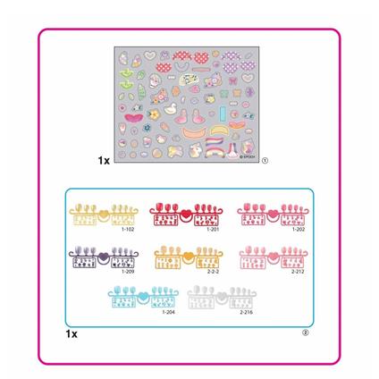 35059 Aquabeads Kalpler Ve Kurdeleler - Yedek Tırnak Paketi +4 Yaş