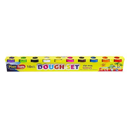 40966 Playtoys 10X100GR Playdough
