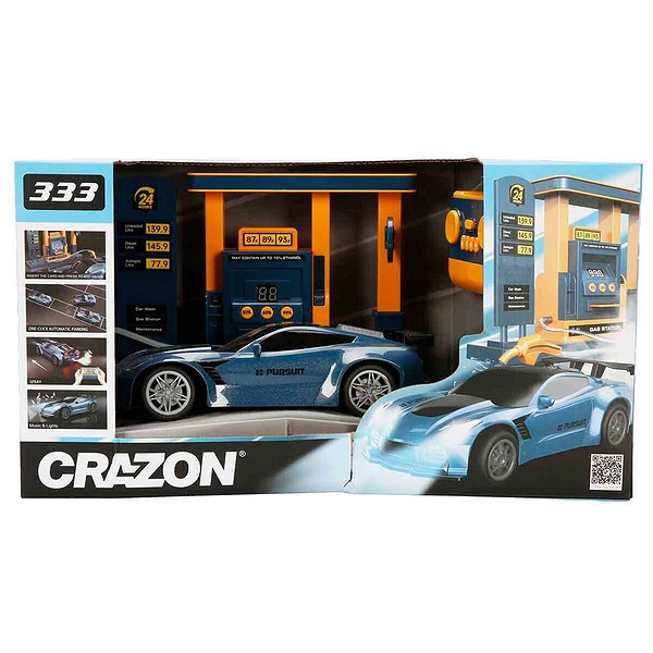 41627 Sun-Zhc-Crn-RC Araba Benzin İstasyonlu Duman Püsk 2 4Ghz Ses Işık