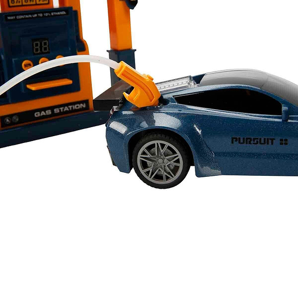 41627 Sun-Zhc-Crn-RC Araba Benzin İstasyonlu Duman Püsk 2 4Ghz Ses Işık