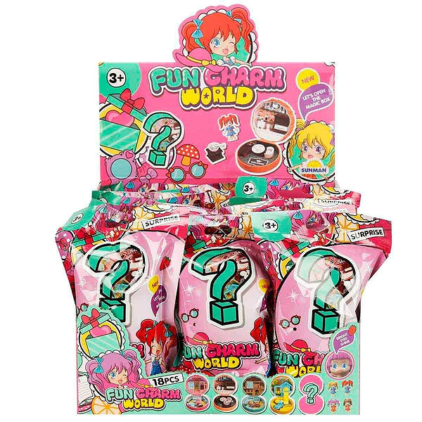 4255 Sun-Rst-Figür Mini Figür Eğlence Dünyası Sürpriz Paket 18D