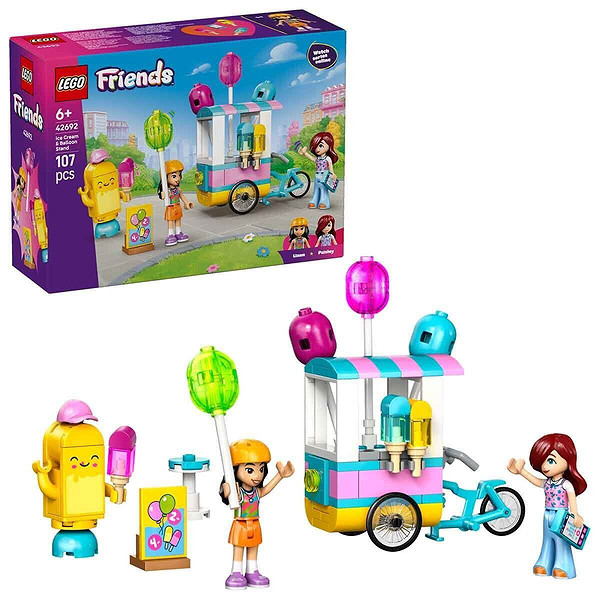42692 Lego Friends Dondurma Ve Balon Standı 107 Parça +6 Yaş