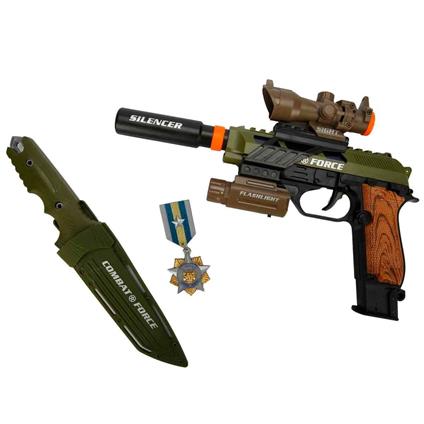 4308 Sesli Ve Işıklı Silah Seti -Sunman