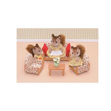 4464 Sylvanian Families, 3 Parça Koltuk Seti , +3 Yaş, Figürler Ayrı Satılır.