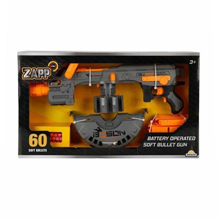 4573 Zapp Toys 60 Mermili Sünger Dart Atan Silah 54 Cm -Sunman