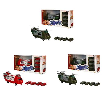 4782 Sun-Ryl-Mxx-Garaj Set Polis Ambulans Asker Taşıyıcı Helikopter Arb 3R