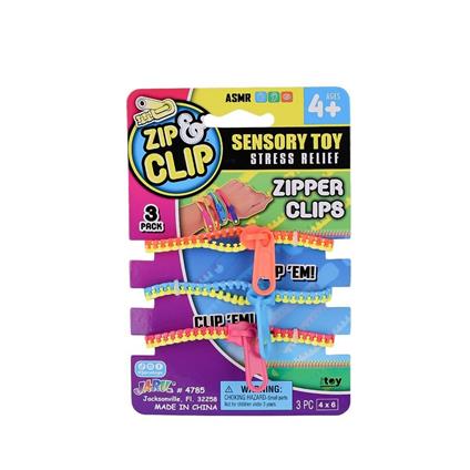 4785 Zıp Clip Zipper Clips 3Lü -Sunman