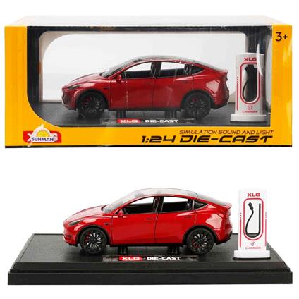 4999 Sun-Yfn-1 24 Araba Xlg Model-Y 5R.Sesli Işıklı