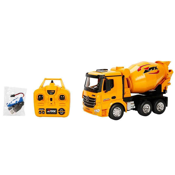 5084 Sun-Rst-RC İŞ Makinesi 1 18 Beton Mikseri FF 9CH 3 7V Usb 2 4 Ghz Sesli Işı