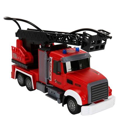 5092 Sun-Rst-RC Kamyon 1 12 İtfaiye FF Ses Işık 3 7V Usb 2 4 Ghz