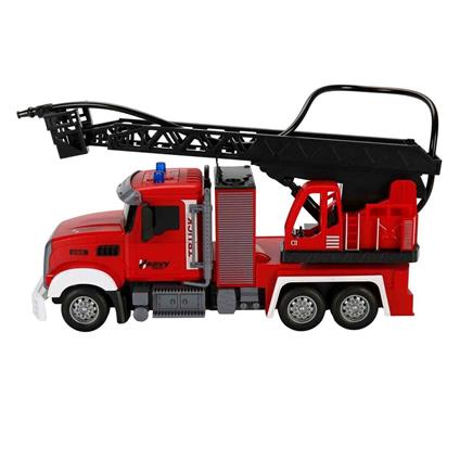 5092 Sun-Rst-RC Kamyon 1 12 İtfaiye FF Ses Işık 3 7V Usb 2 4 Ghz