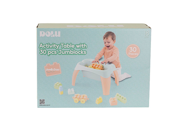 5211 Oyuncak Aktivite Oyun Masası 30 Parça Mega Blok