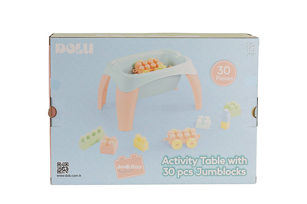 5211 Oyuncak Aktivite Oyun Masası 30 Parça Mega Blok