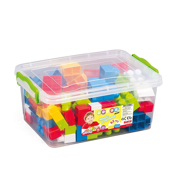 5213 Oyuncak Sandıkta Büyük Renkli Bloklar 85 Parça
