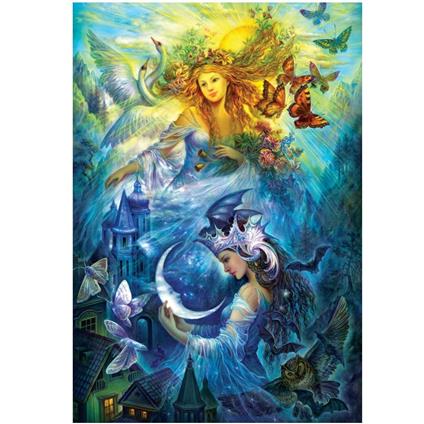 5218 Art Puzzle, Gündüz Ve Gece Prensesleri 1000 Parça