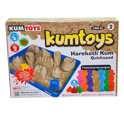 5329 Kumtoys, Hareketli Kum Seti 1000 Gr / +3 Yaş