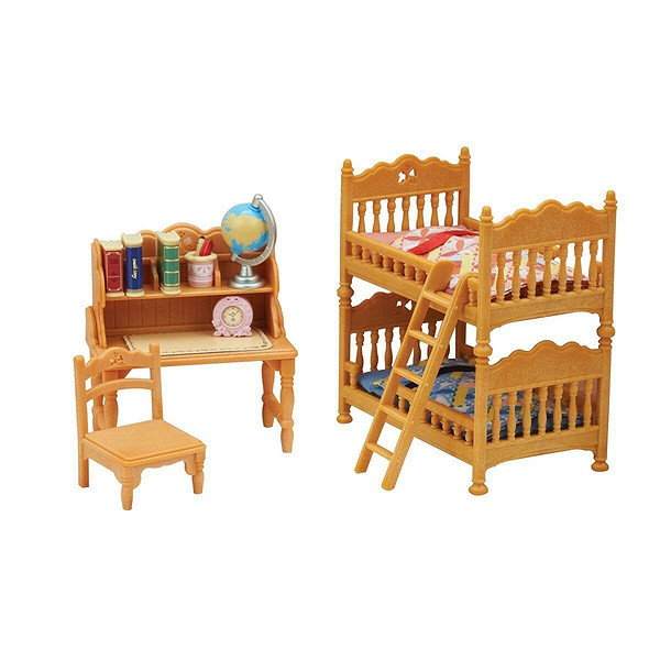 5338 Sylvanian Families, Çocuk Yatak Odası Seti, +3 Yaş, Figürler Ayrı Satılır.