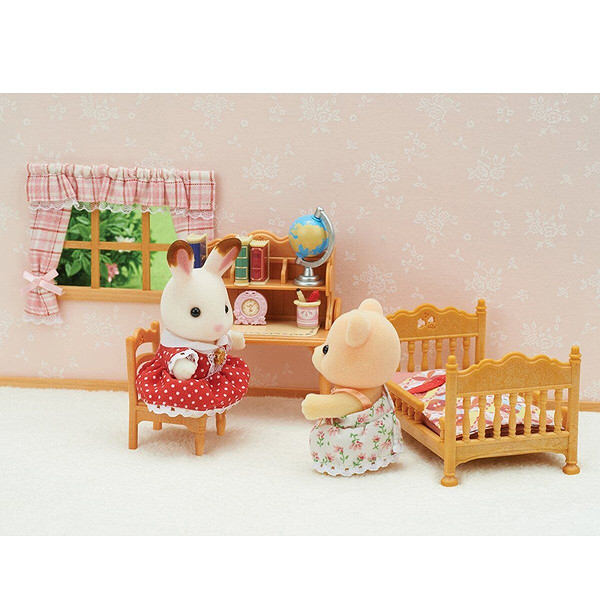 5338 Sylvanian Families, Çocuk Yatak Odası Seti, +3 Yaş, Figürler Ayrı Satılır.